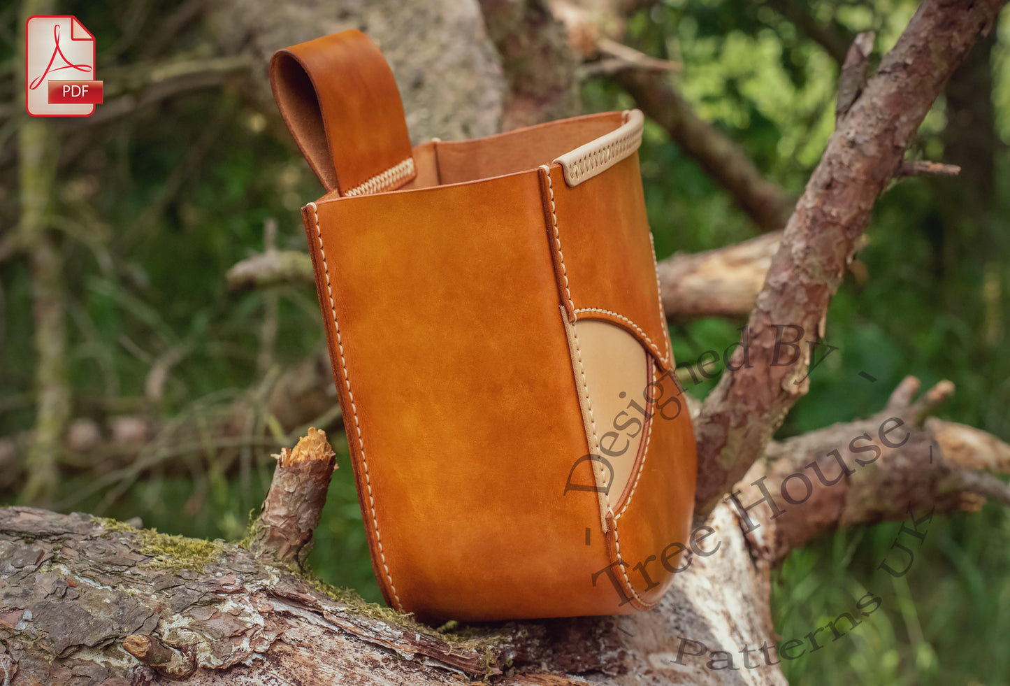 Cartridge pouch leather pattern PDF