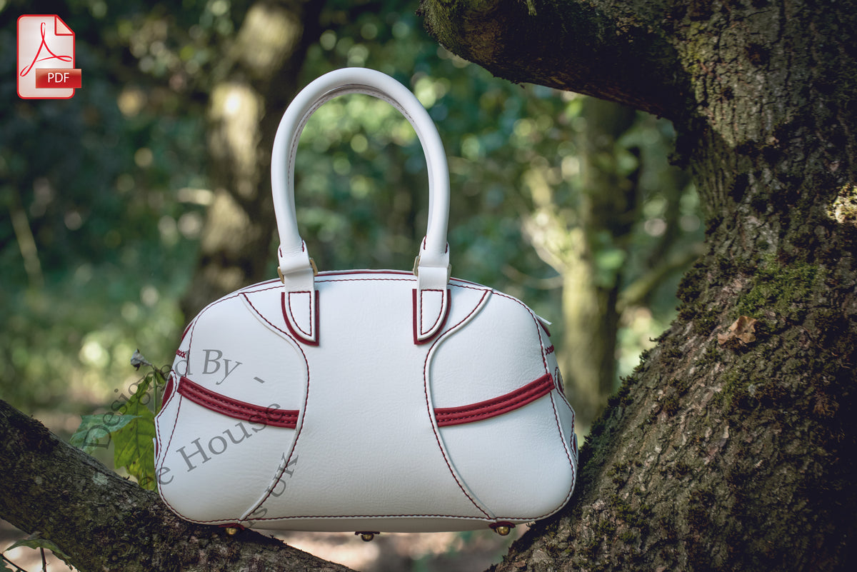 Leather Handbag Pattern – Structured Bag PDF Template