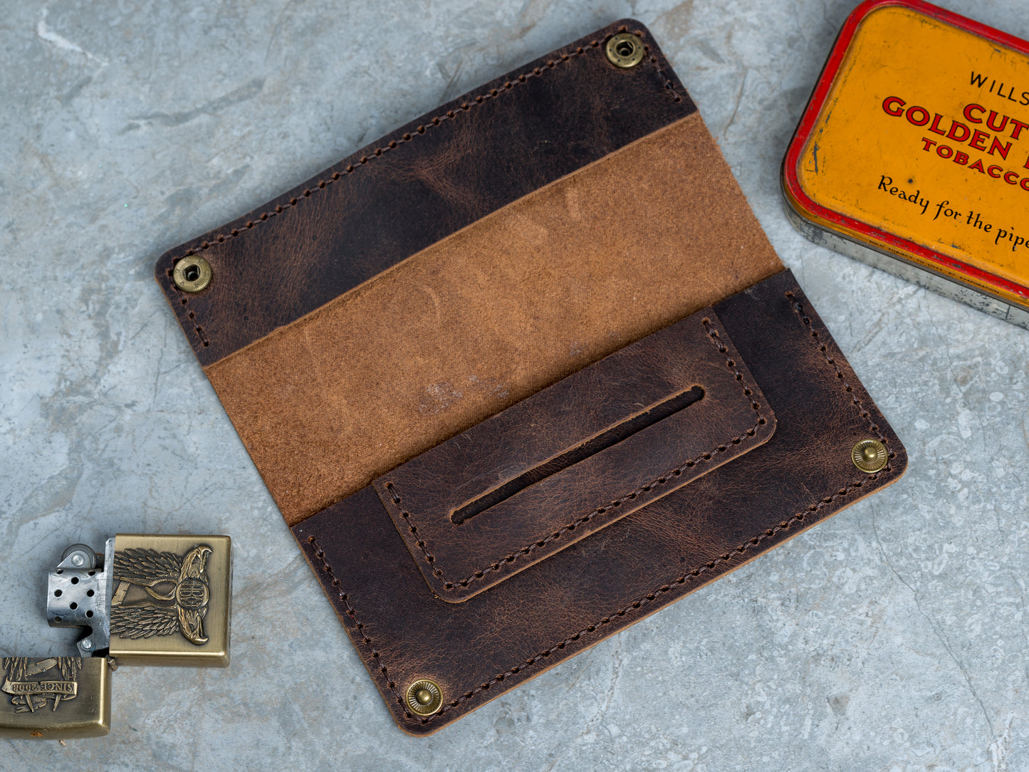 Tobacco pouch leather pattern PDF