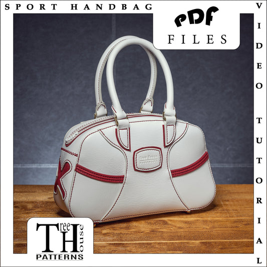 Sport handbag leather pattern PDF