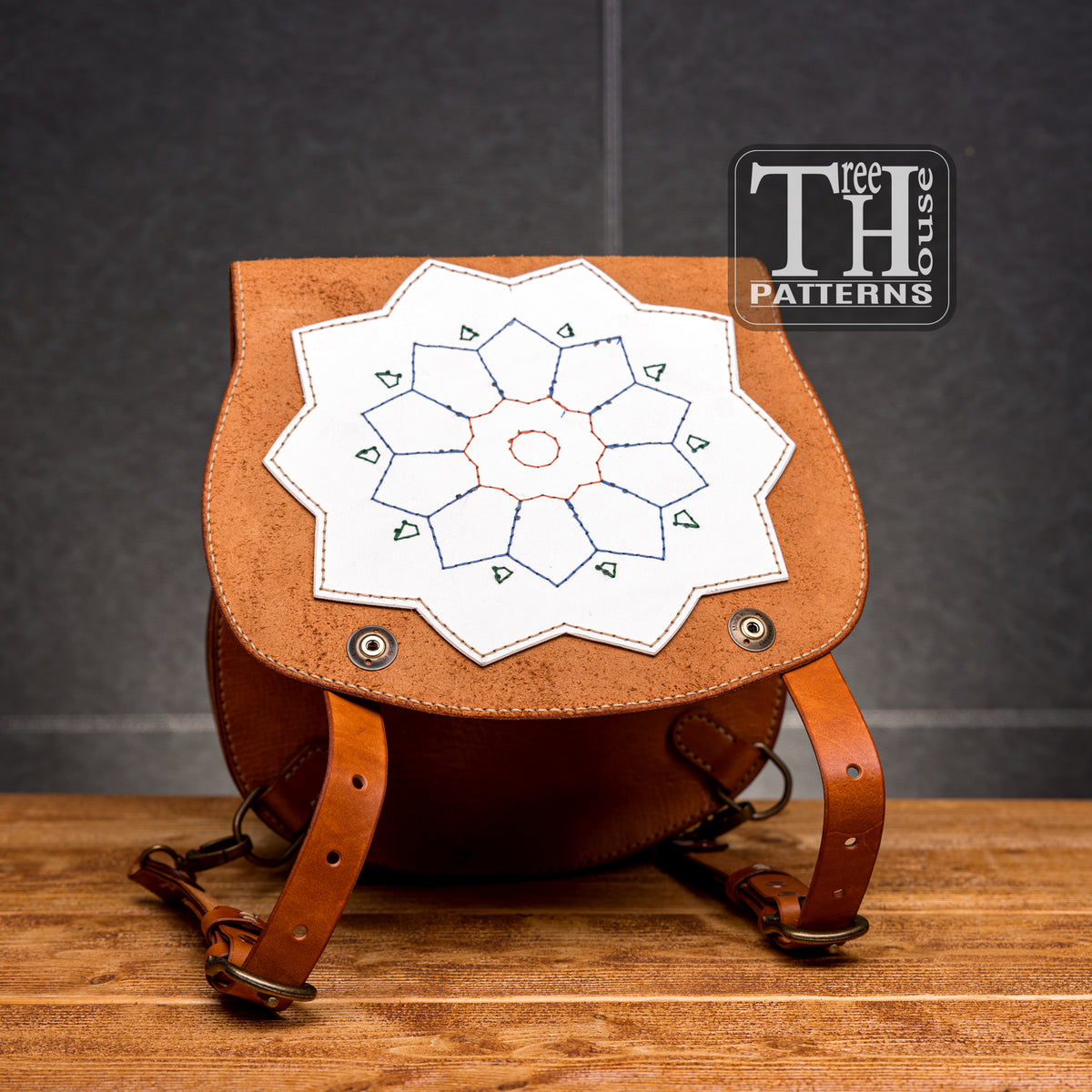 Leather Backpack Pattern – PDF & DXF Rucksack Template