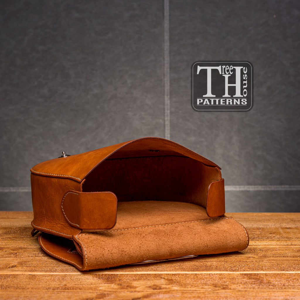 Leather Backpack Pattern – PDF & DXF Rucksack Template
