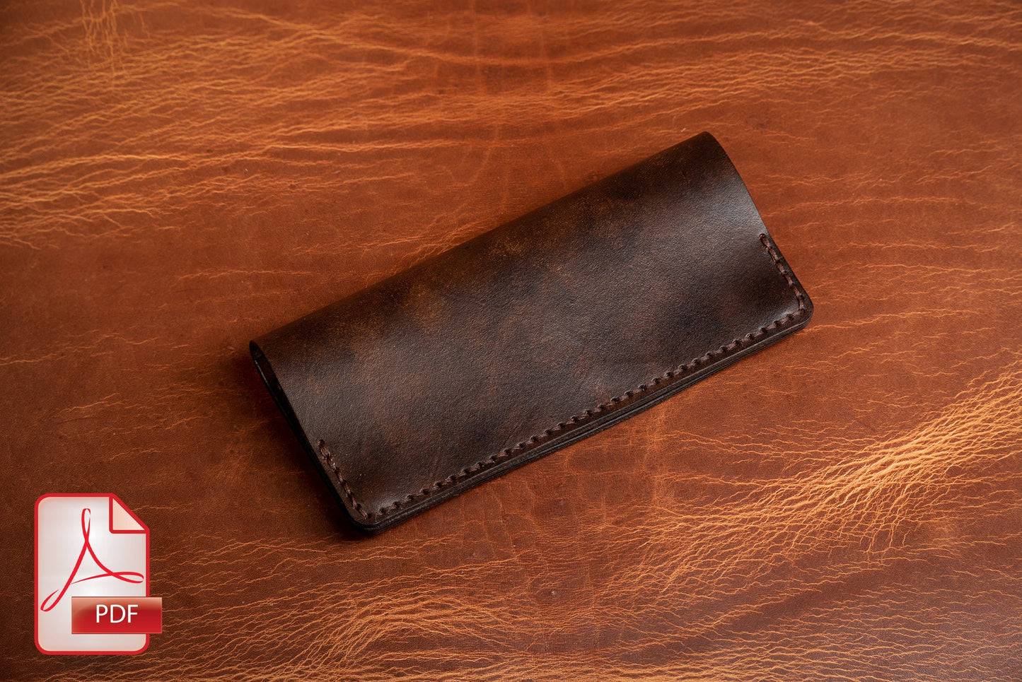 Tobacco pouch leather pattern PDF