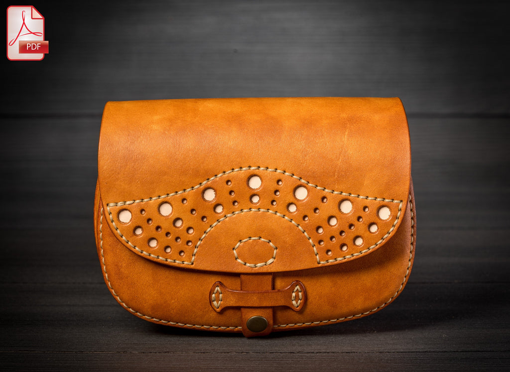Belt bag and shoulder bag leather pattern PDF
