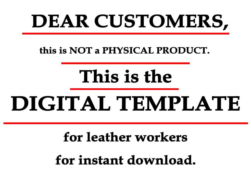 Heart Bag Leather Pattern PDF & DXF – Small Purse Template