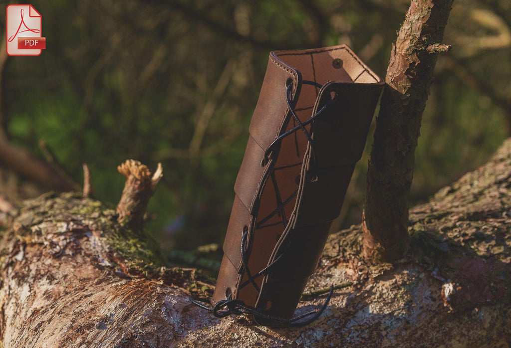 Medieval Leather Arm Guard Pattern: Archery Bracer (PDF)