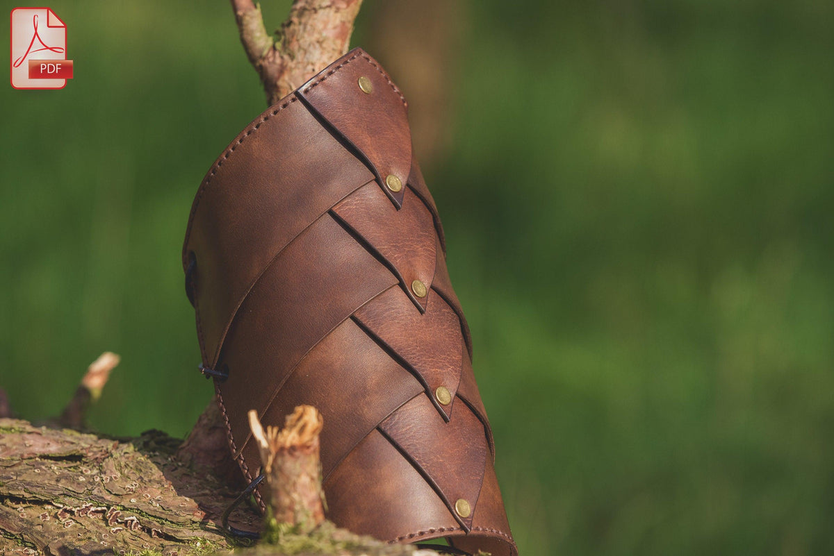 Medieval Leather Arm Guard Pattern: Archery Bracer (PDF)