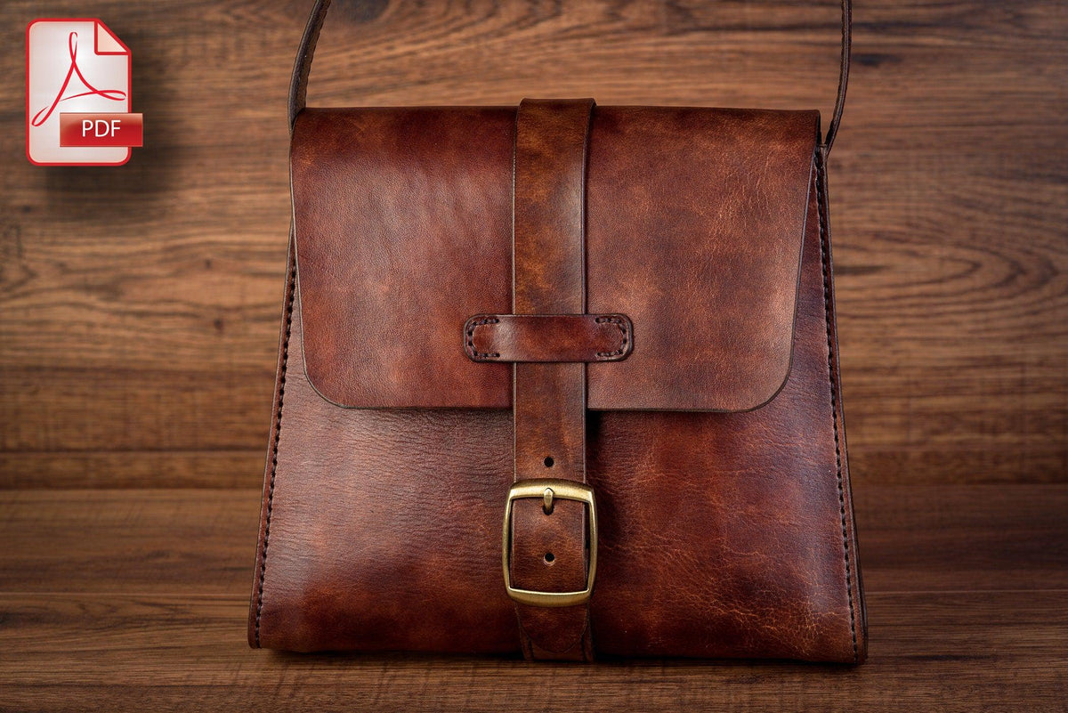 Leather Handbag Pattern: Three Flap Designs (PDF Pattern)