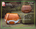 Saddle Bag PDF Pattern, Crossbody & Belt Bag Template (A4, US Letter, A1)