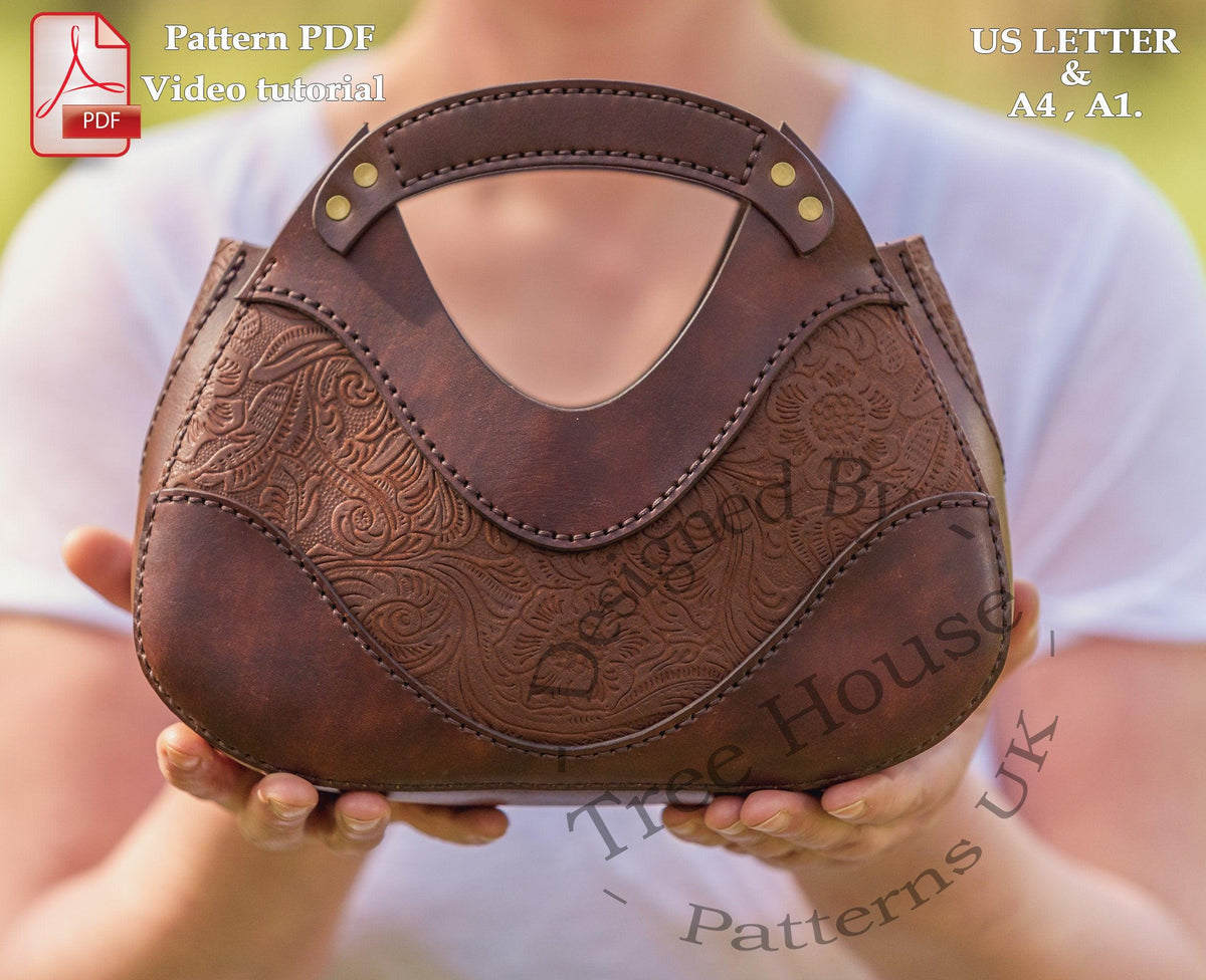 Bundle for shoulder bag and handbag leather pattern PDF