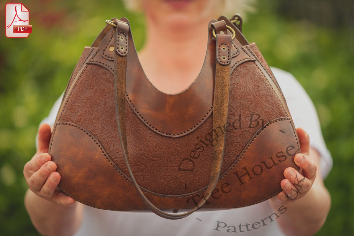 Bundle for shoulder bag and handbag leather pattern PDF