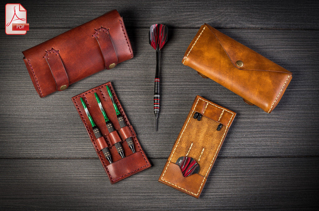 Leather Dart Case Pattern PDF: Belt Bag with Loop