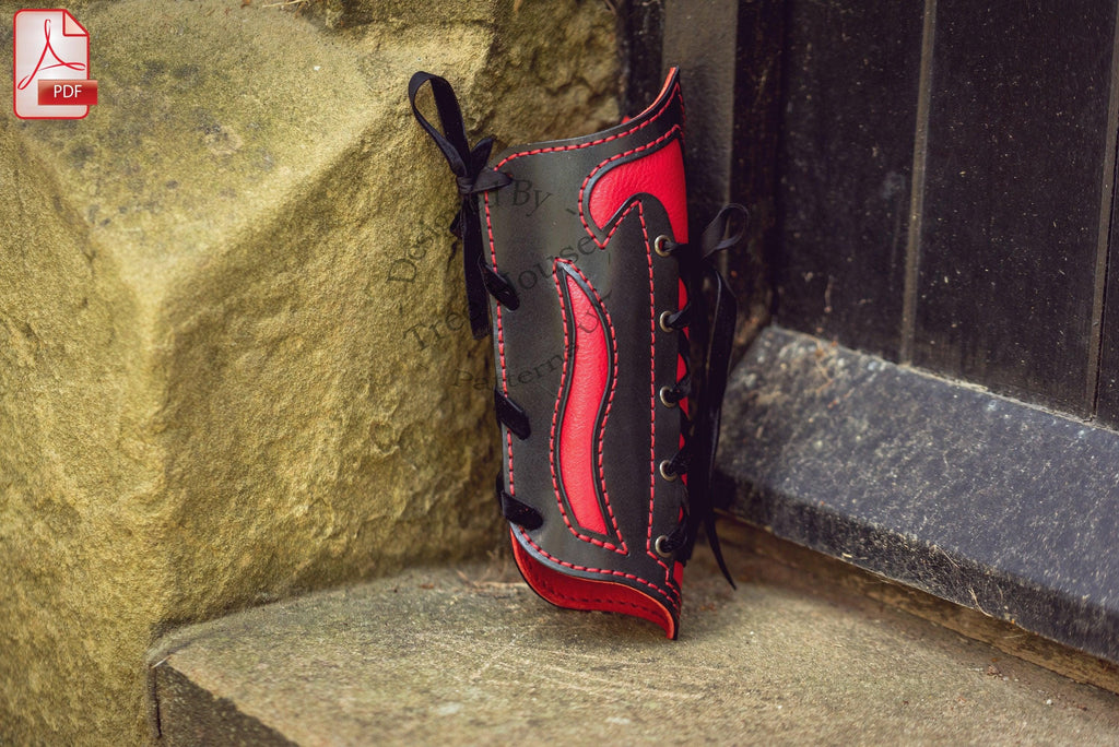 Gothic arm guard leather pattern PDF