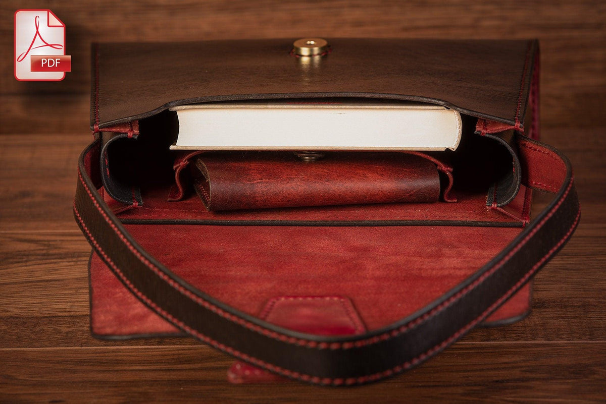 Leather Handbag Pattern: Three Flap Designs (PDF Pattern)