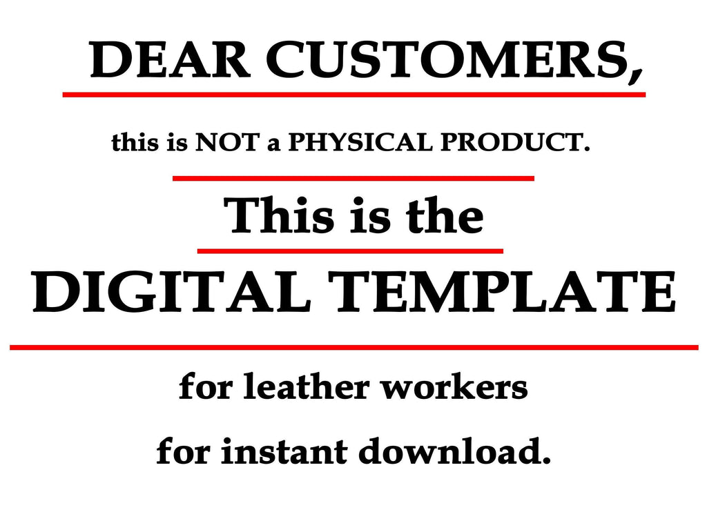 Leather Tote Bag Pattern: Two Sizes, Laser Cut DXF & PDF