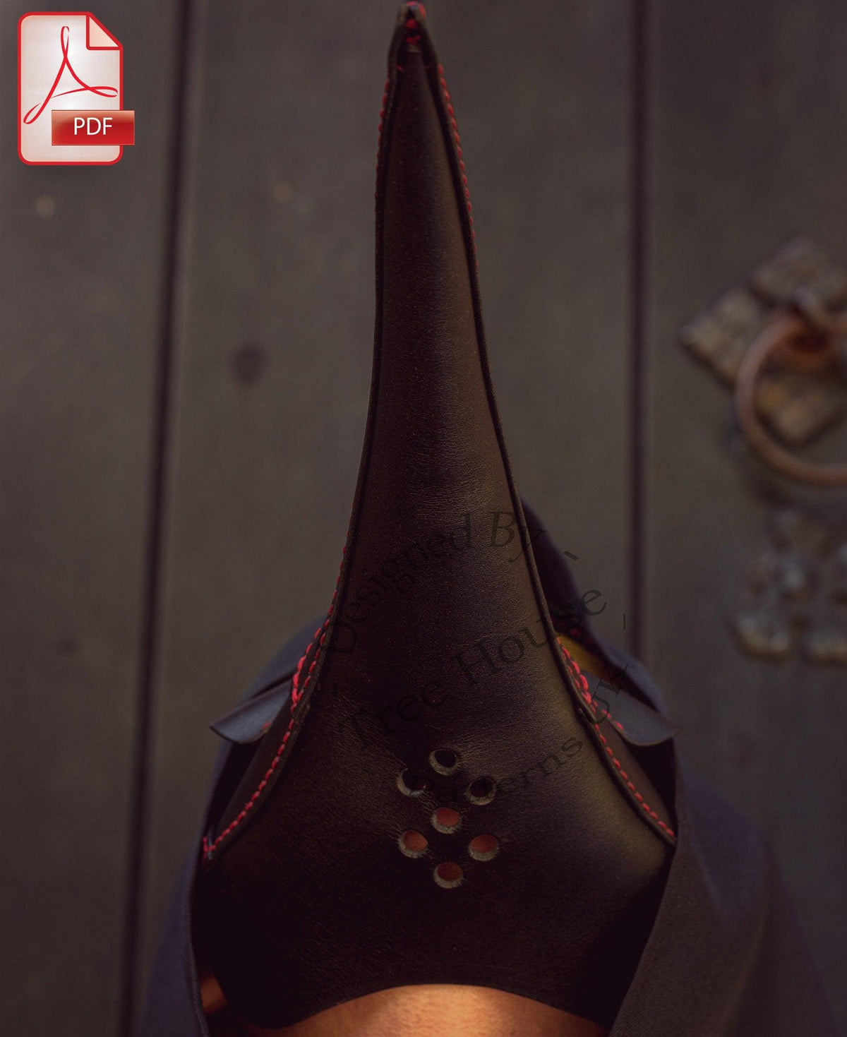 Plague Doctor Mask Pattern PDF, Leather Steampunk Mask