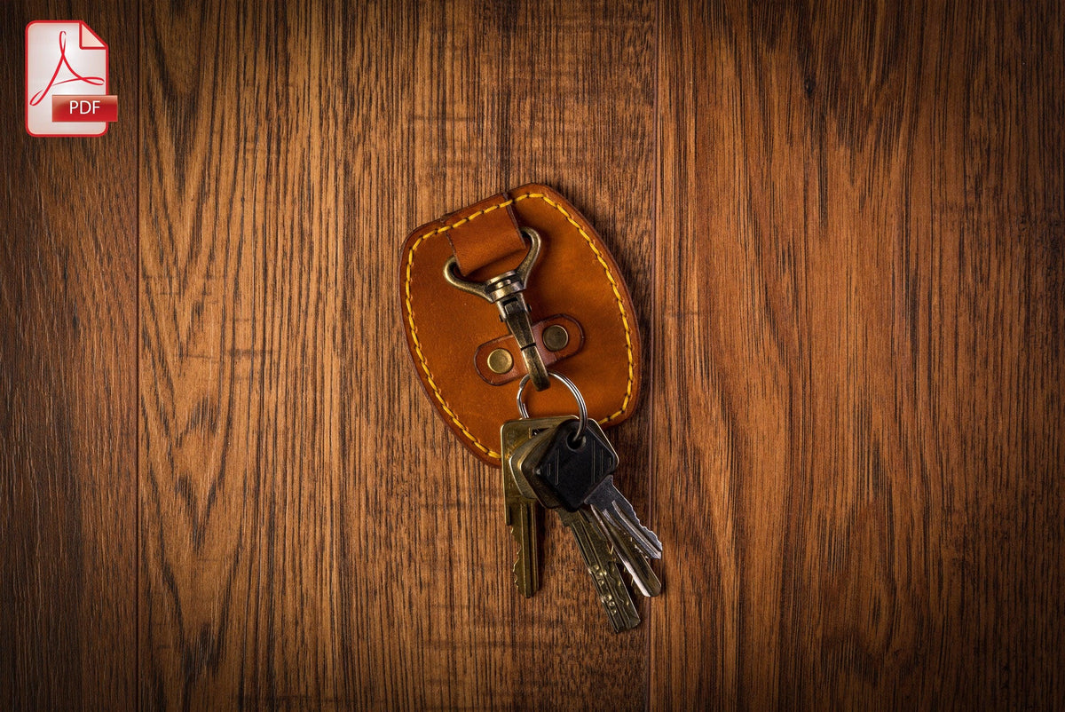 Belt key holder leather pattern PDF