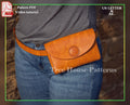 Leather Belt Bag Pattern PDF: Women's Waist Bag with Strap (A4 & US Letter)