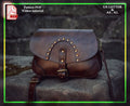 Steampunk Leather Crossbody Bag Pattern: 'Abigail' Shoulder Bag (PDF)