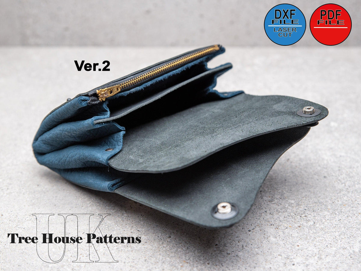 Leather Shoulder Bag Pattern, Sling Bag, Belt Bag (PDF, DXF)