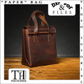 Leather pattern PDF, DXF for "Paper" handbag, digital template
