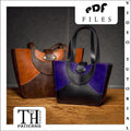 Leather Tote Bag Pattern, 3 Sizes, Shoulder Bag (PDF Pattern)