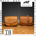 Belt bag and shoulder bag leather pattern PDF