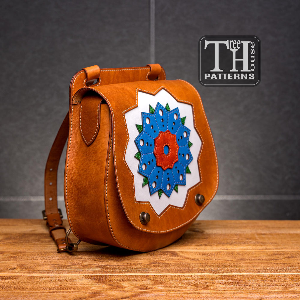 Leather Backpack Pattern PDF & DXF, Leather Rucksack Template
