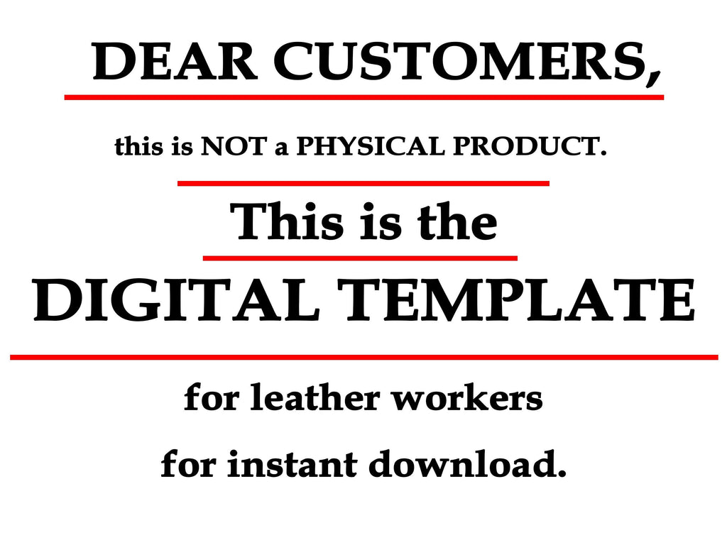 Leather Evening Purse Pattern: Small Shoulder Bag Template (PDF & DXF)