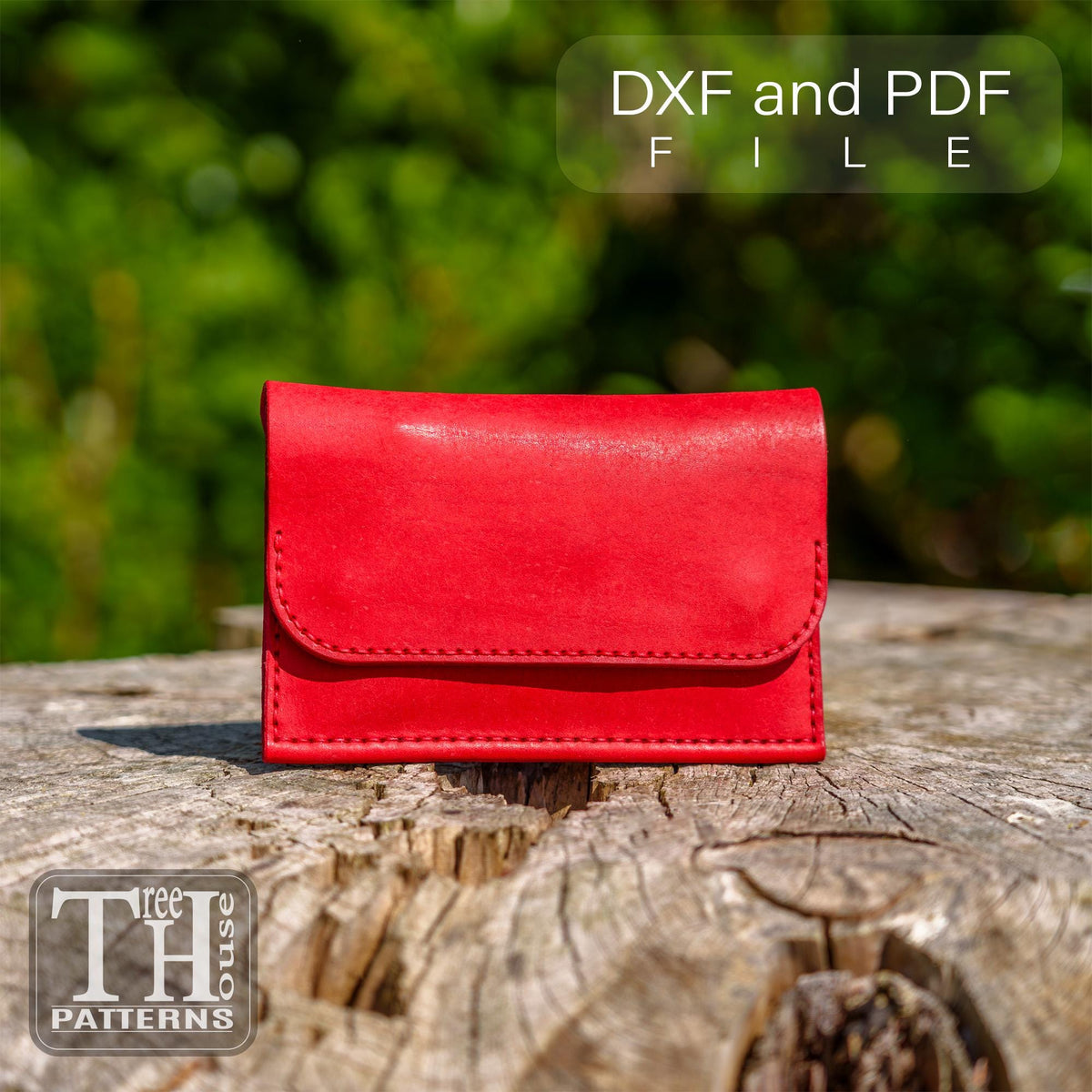 Leather Organizer Pattern: PDF  DXF SVG Template