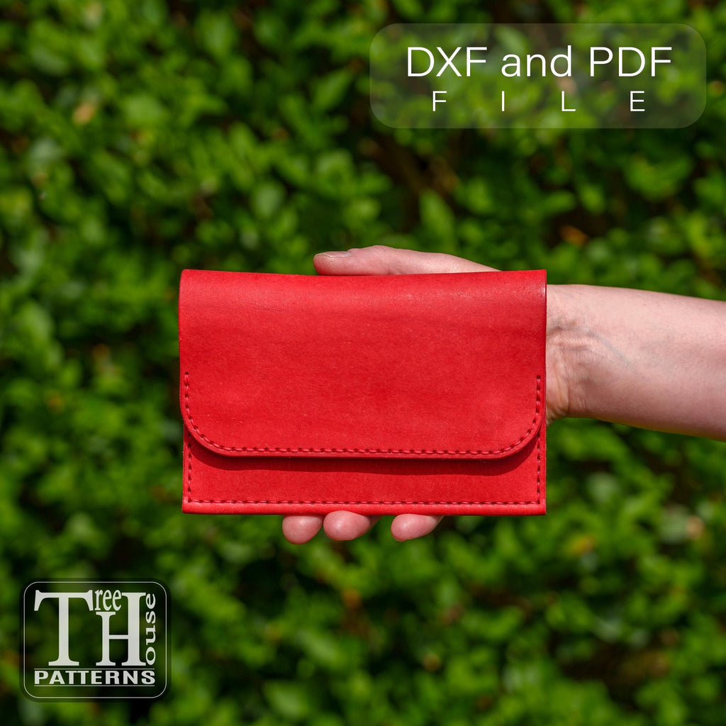 Leather Organizer Pattern: PDF  DXF SVG Template