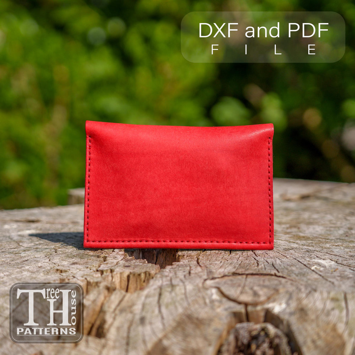 Leather Organizer Pattern: PDF  DXF SVG Template