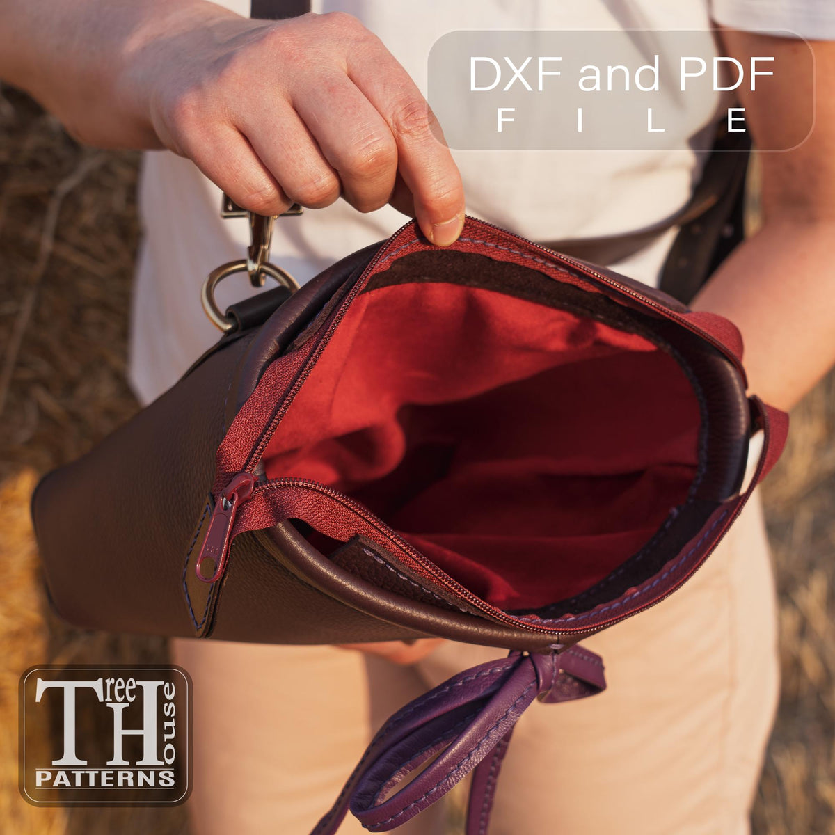 Leather Backpack Sewing Pattern, 2-in-1 Rucksack and Shoulder Bag (PDF & DXF)