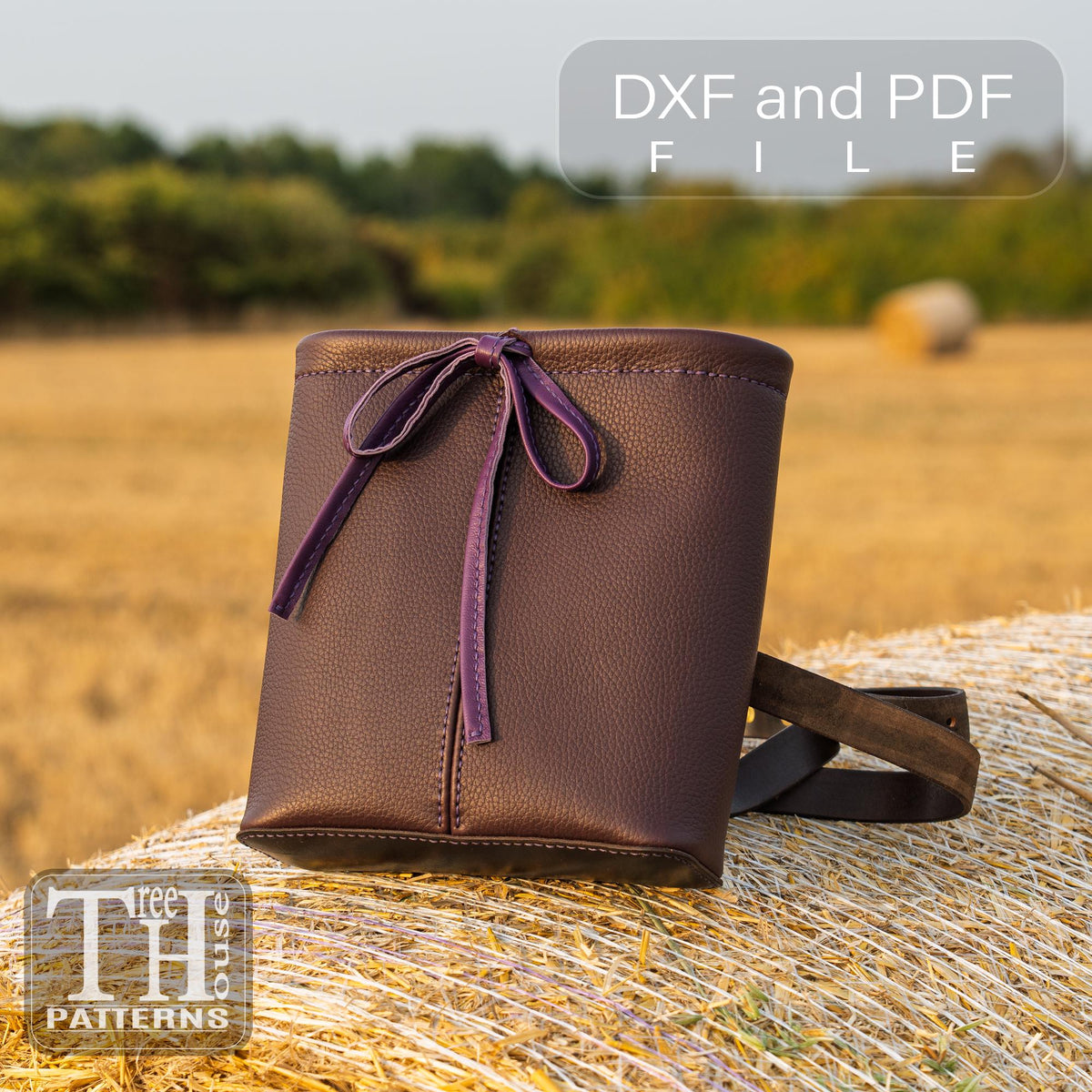Leather Backpack Sewing Pattern, 2-in-1 Rucksack and Shoulder Bag (PDF & DXF)