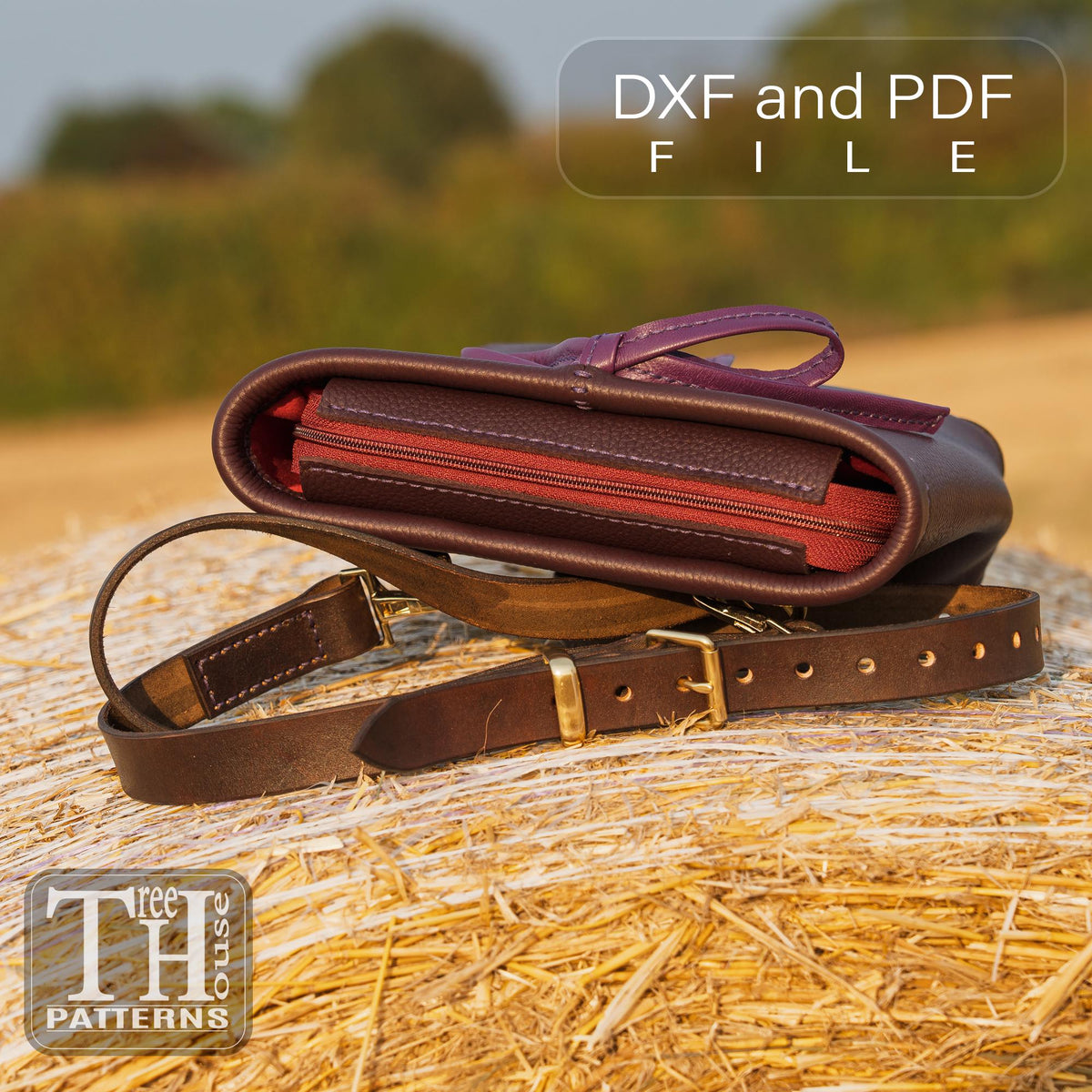 Leather Backpack Sewing Pattern, 2-in-1 Rucksack and Shoulder Bag (PDF & DXF)