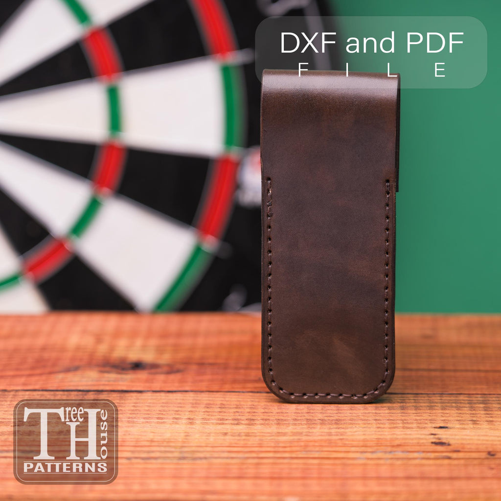 Leather Hard Dart Case Pattern: PDF & DXF Digital Template