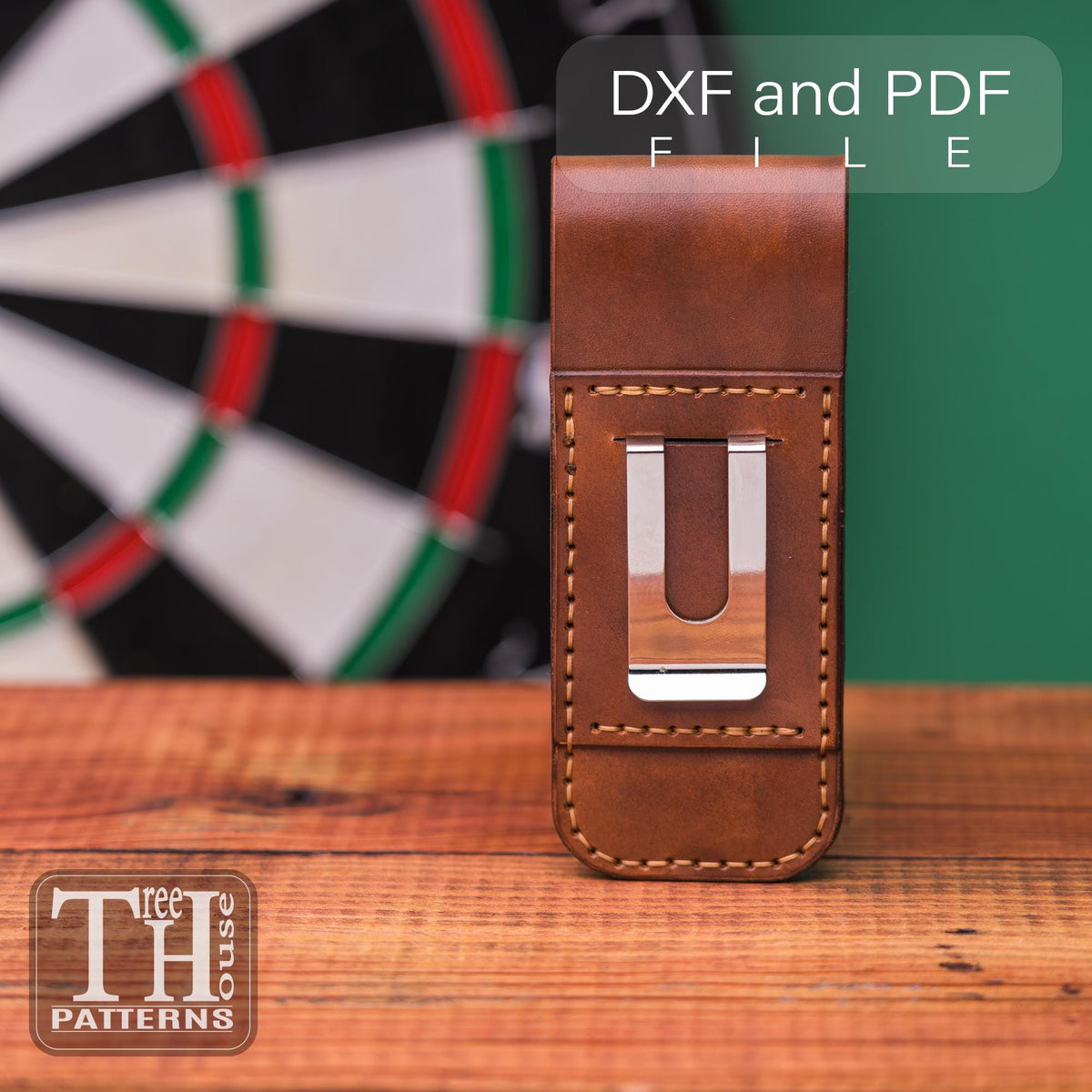 Leather Hard Dart Case Pattern: PDF & DXF Digital Template