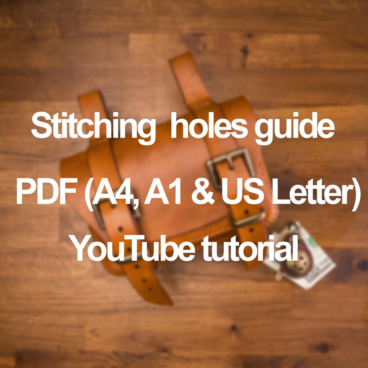 Steampunk Leather Belt Bag Pattern: PDF Waist Bag