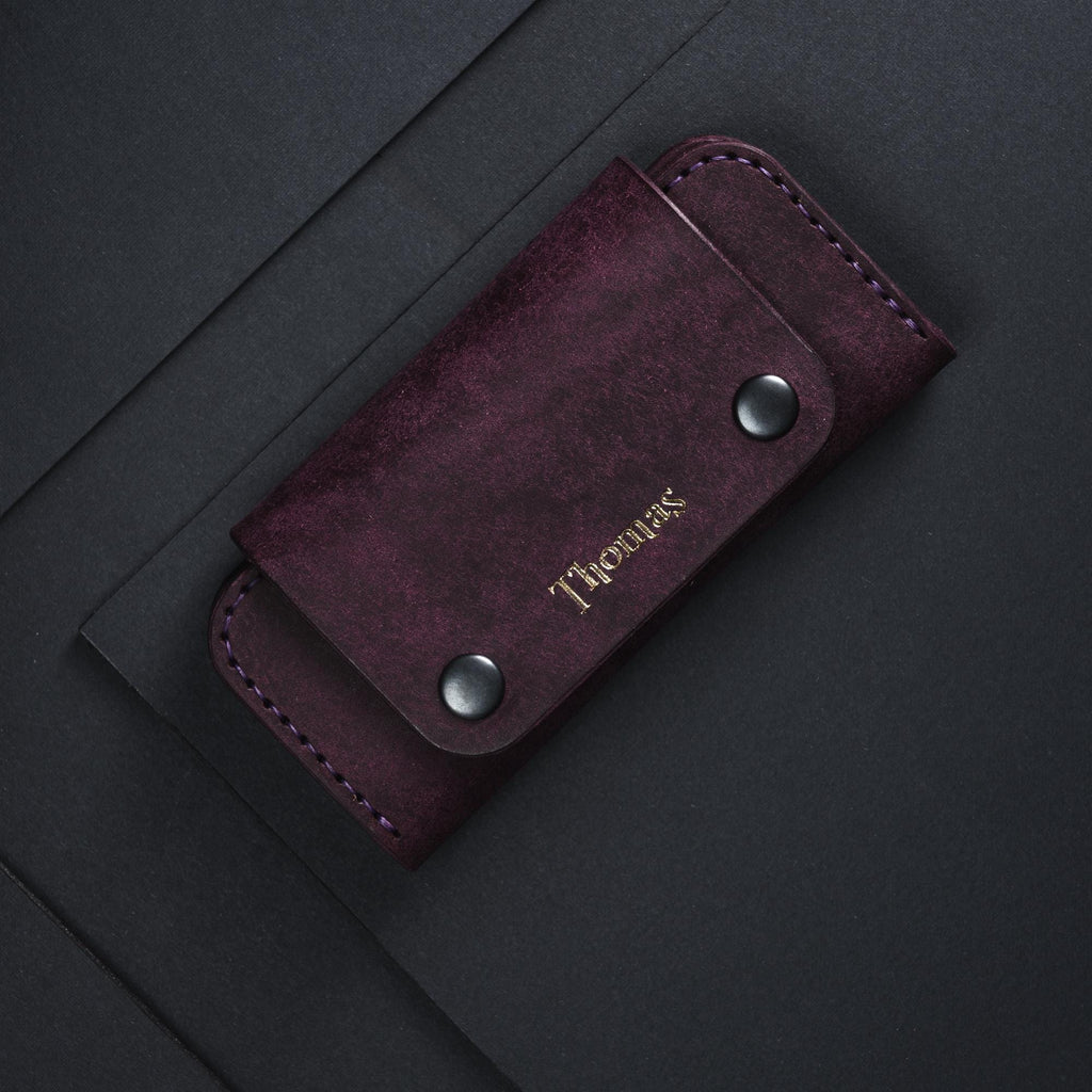Leather Dart Case Pattern: Wallet Template (PDF, DXF)