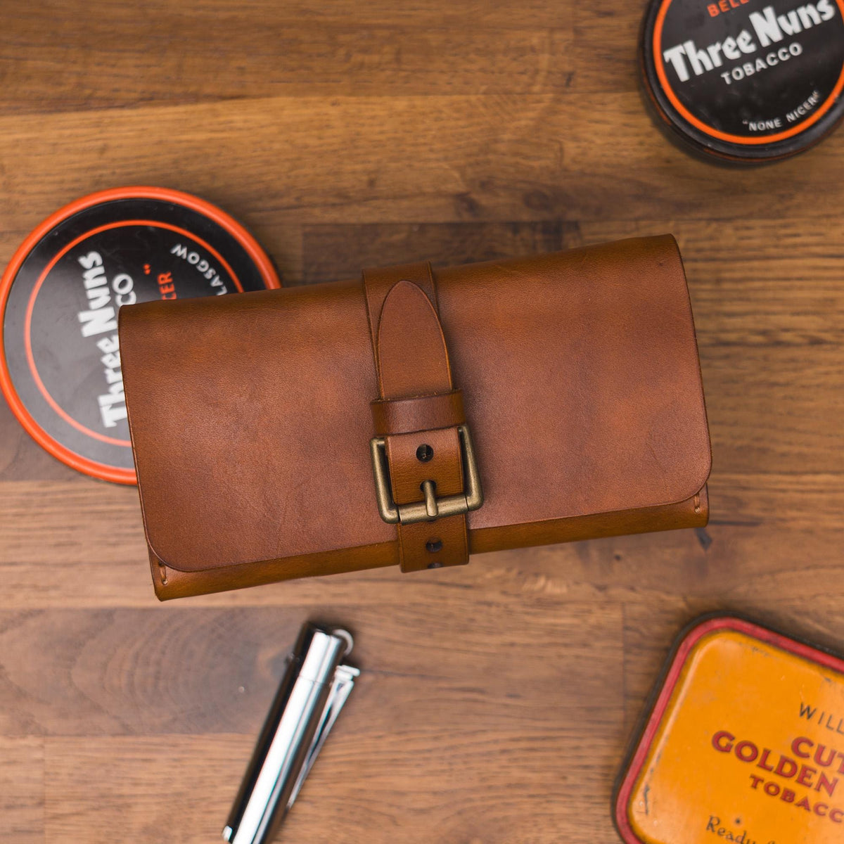 Leather Tobacco Pouch Pattern , Rolling Case SVG DXF Pattern (Digital Download)