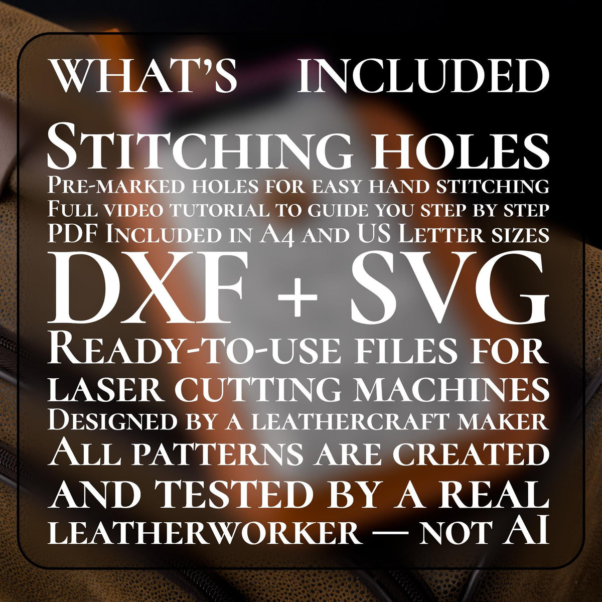 Leather Pouch Pattern PDF, Phone Pouch Template, SVG DXF for Laser