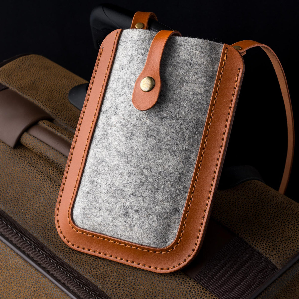 Leather Pouch Pattern PDF, Phone Pouch Template, SVG DXF for Laser