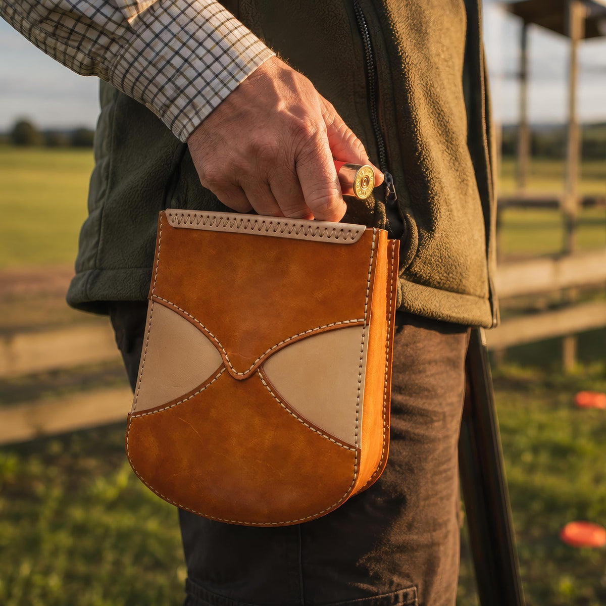 Cartridge Pouch Leather Pattern PDF, DXF & SVG Files