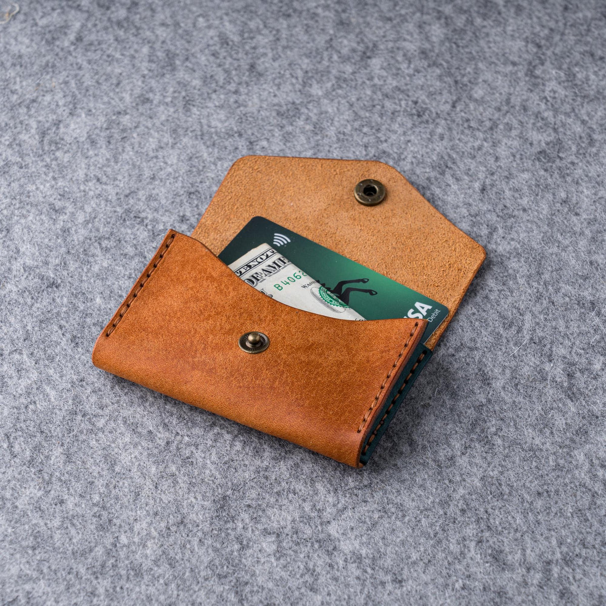 Leather Wallet Pattern PDF, Card Holder Template SVG DXF