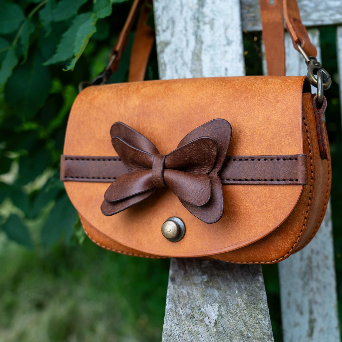 Leather Bag Pattern PDF, Crossbody Bag Template, SVG DXF