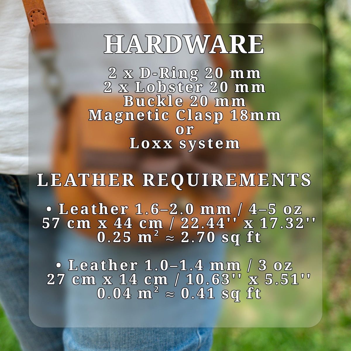 Leather Bag Pattern PDF, Crossbody Bag Template, SVG DXF