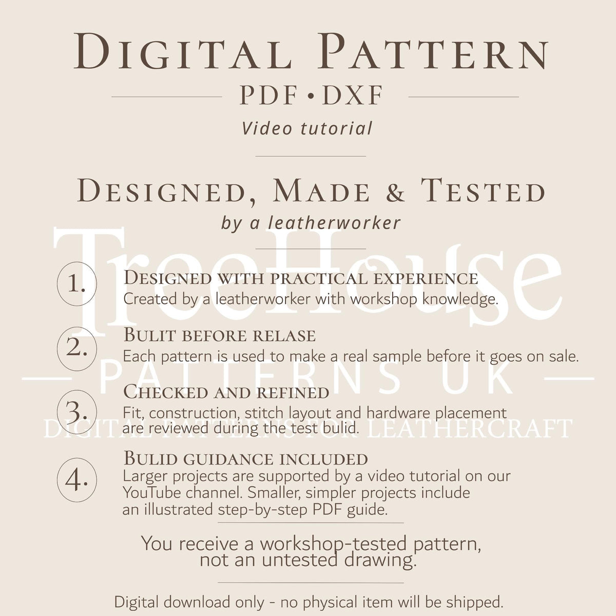 Medieval Leather Belt Bag Pattern: DIY Pouch (PDF Pattern)