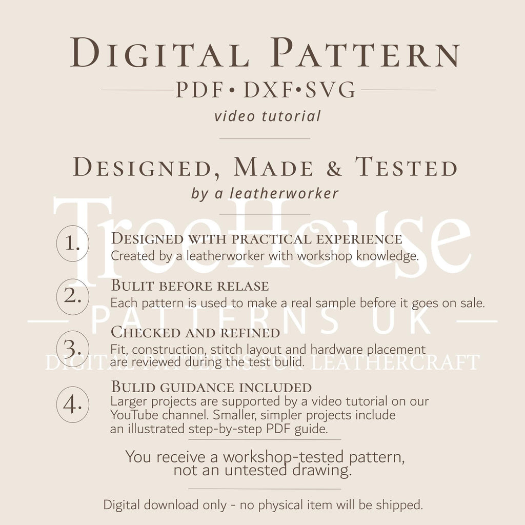 Leather Shoulder Bag Pattern, Dolphin Crossbody PDF DXF SVG