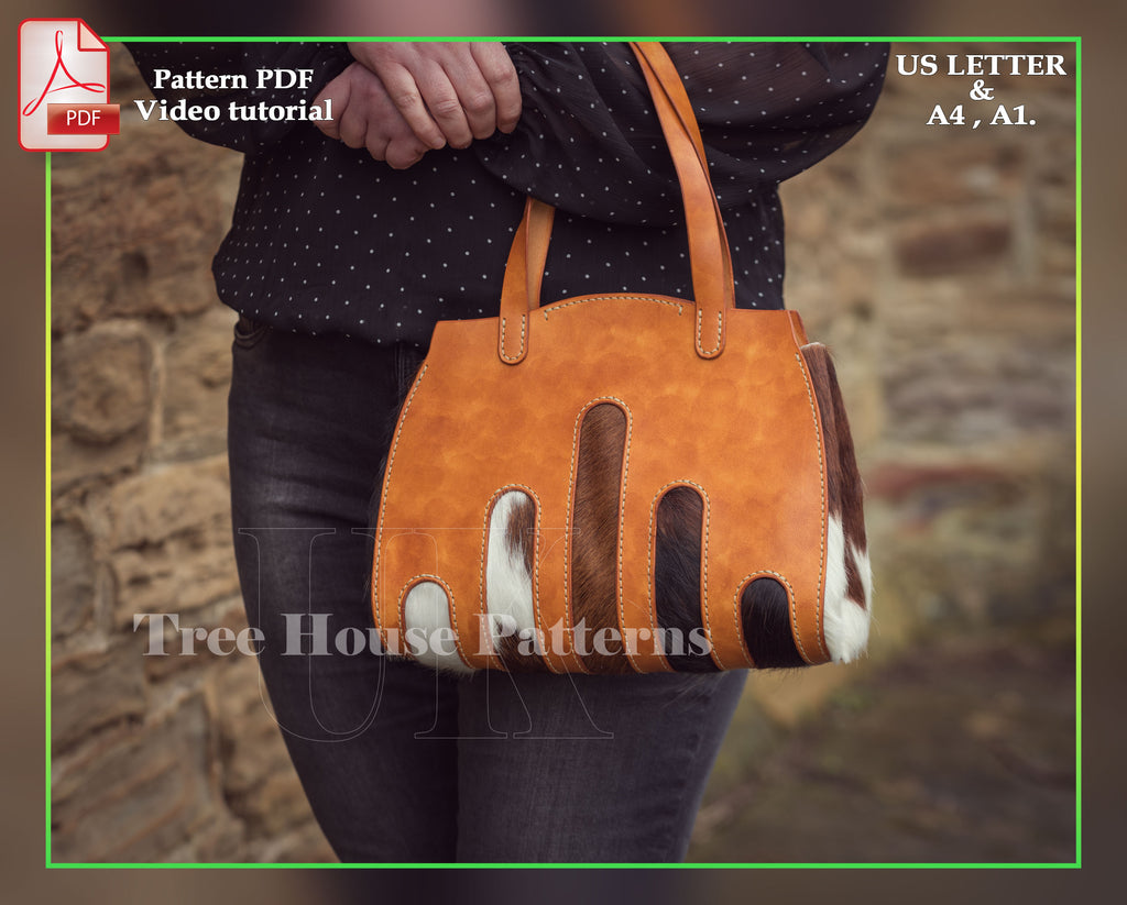 Leather Handbag & Card Holder Pattern – Dolly PDF Bundle